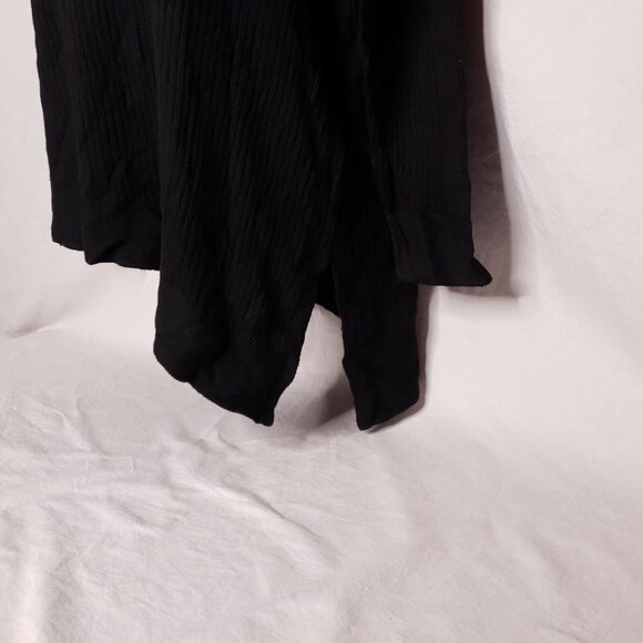 Apt. 9 Size XXL Asymmetrical Sweater Removable Plush Infinity Scarf Black Women - Picture 5 of 9